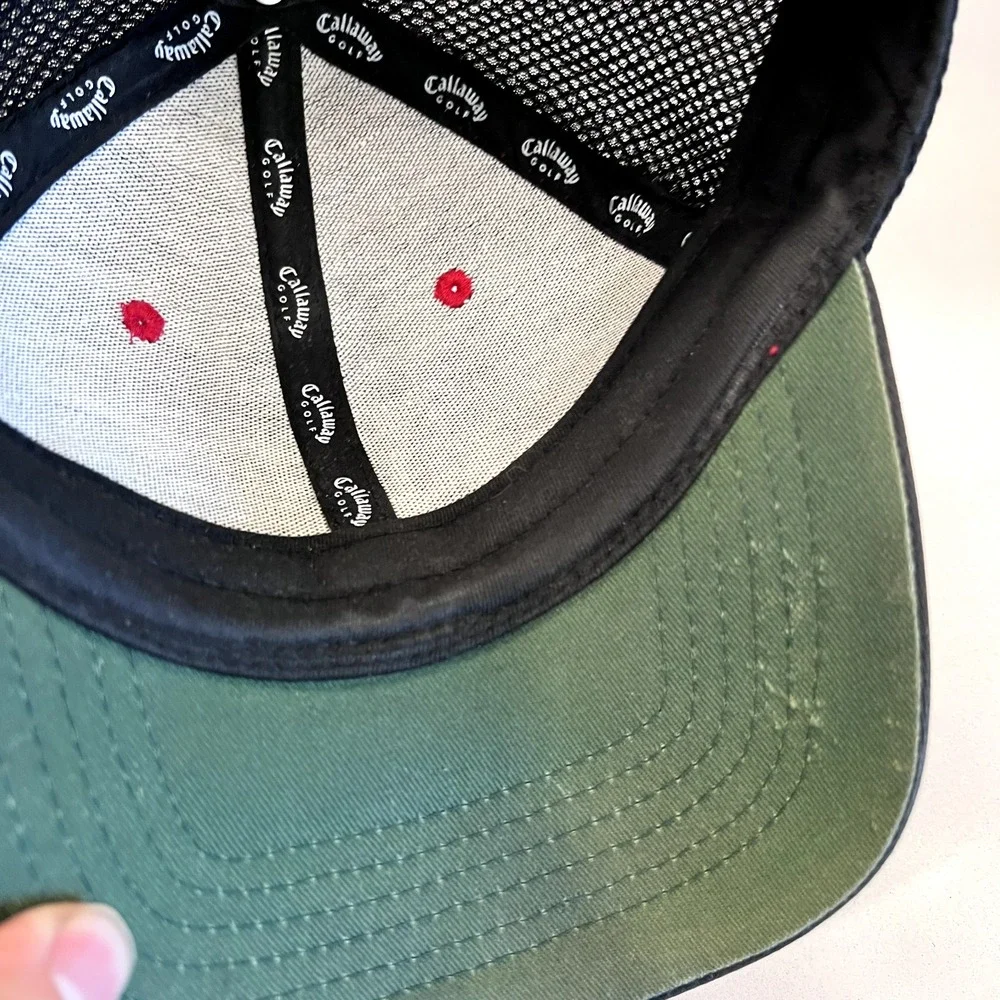 Callaway Hat‎ Cap Strap Back Red Black Golf Golfer Casual Mens Golfing - Picture 6 of 11